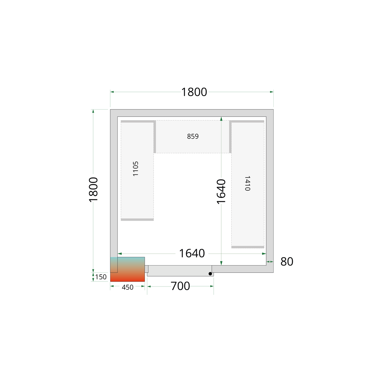CRPF1818 - Shelf Rack System Kit