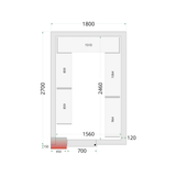 Chambre froide négative - CRNF1827 - TEFCOLD