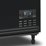 Réfrigérateur / congélateur de supermarché noir - SFI250B-CF VS - TEFCOLD