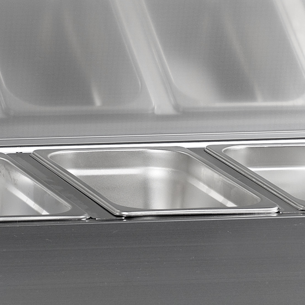Vitrine réfrigérée GN1/4 - VK33-150 S/S LID - TEFCOLD