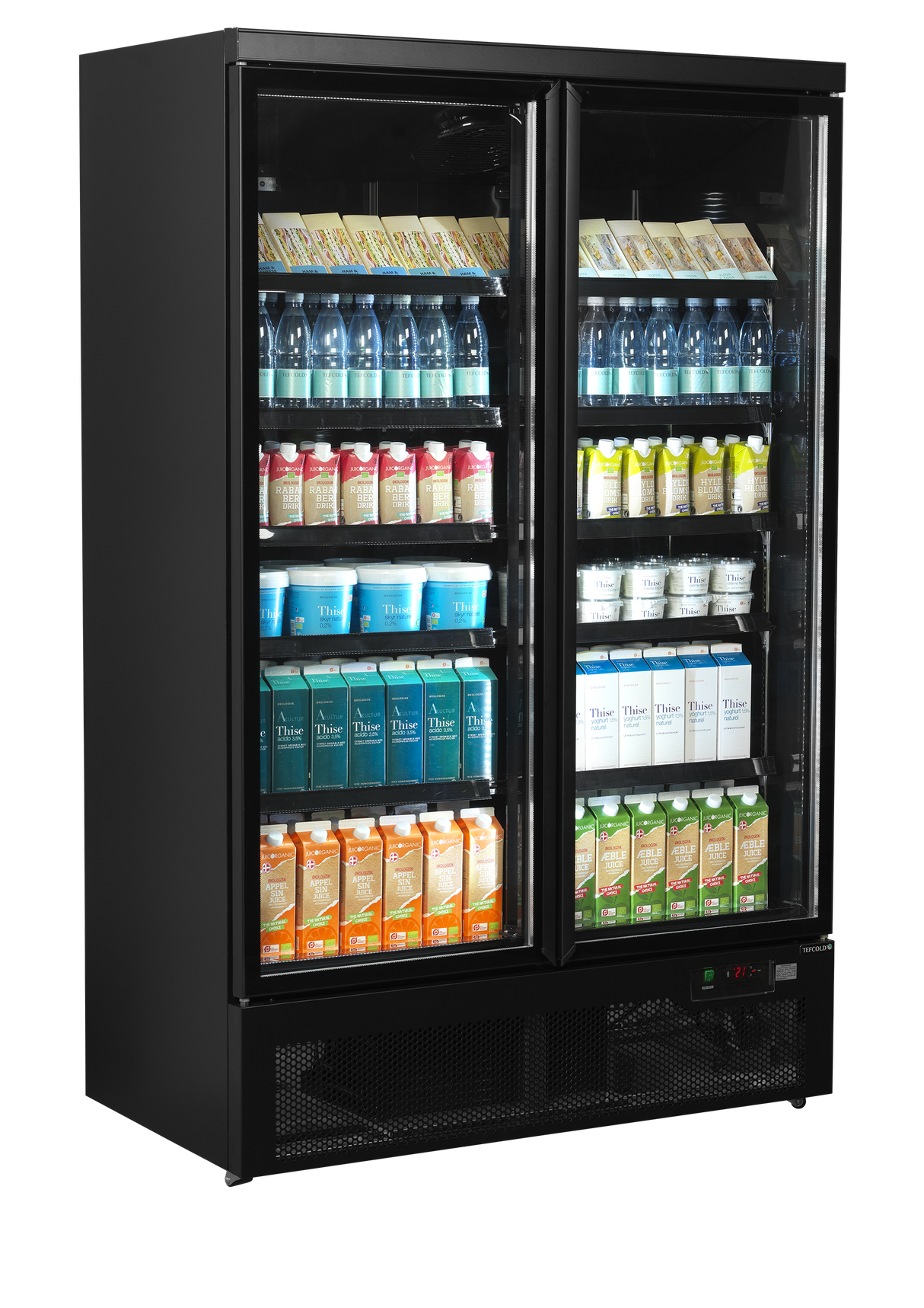 Réfrigérateur vitré - Atom Maxi C2DBB - TEFCOLD