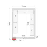 Chambre froide négative - CRNF2127 - TEFCOLD