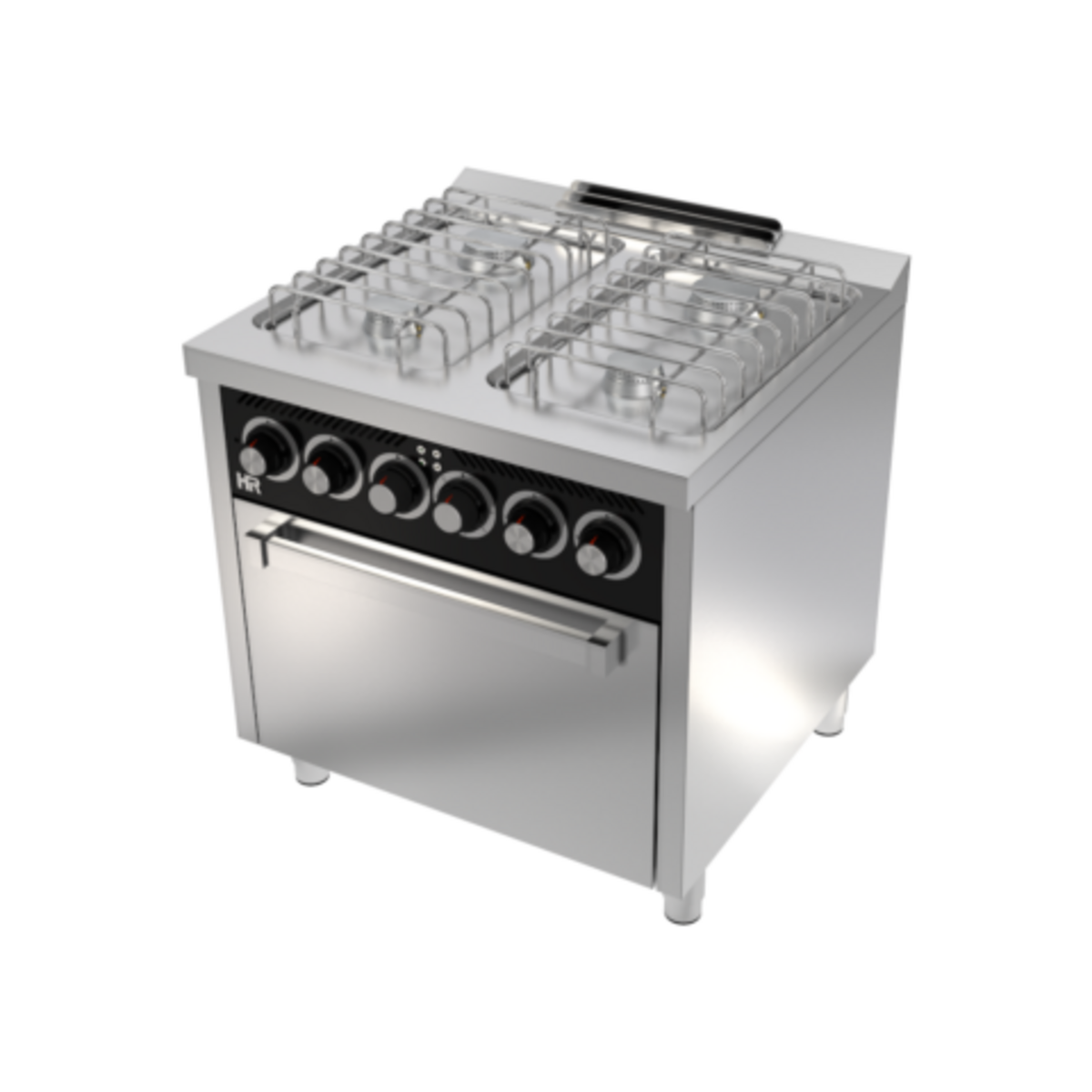 Fourneau "basic" 4 feux vifs s/750  avec four électrique - CB4F750HE - CODIGEL