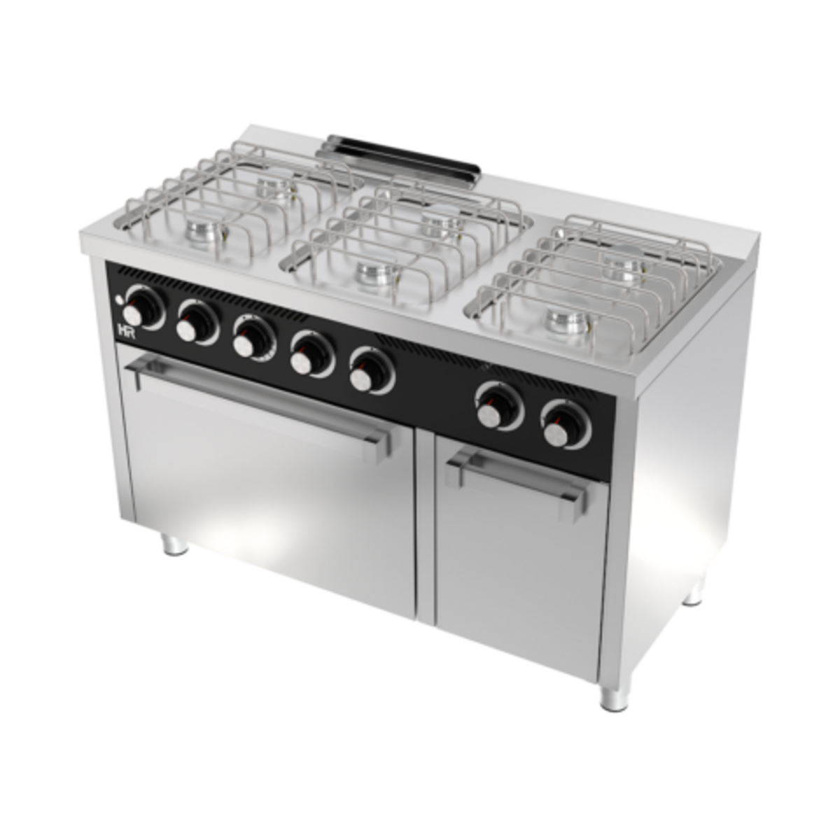 Fourneau "basic" 6 feux vifs s/600 avec four á gaz  - CB6F600H - CODIGEL