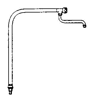 Colonne d'eau orientable hauteur 720 mm - CH14