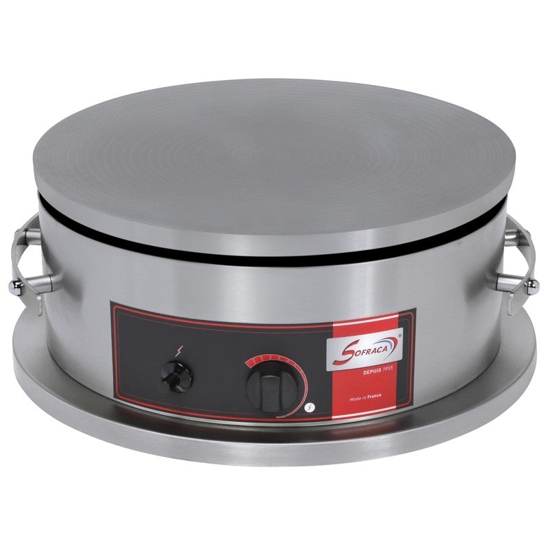 Crêpière gaz foraine professionnelle à usage intensif - Diamètre 40 cm - CR1RG40
