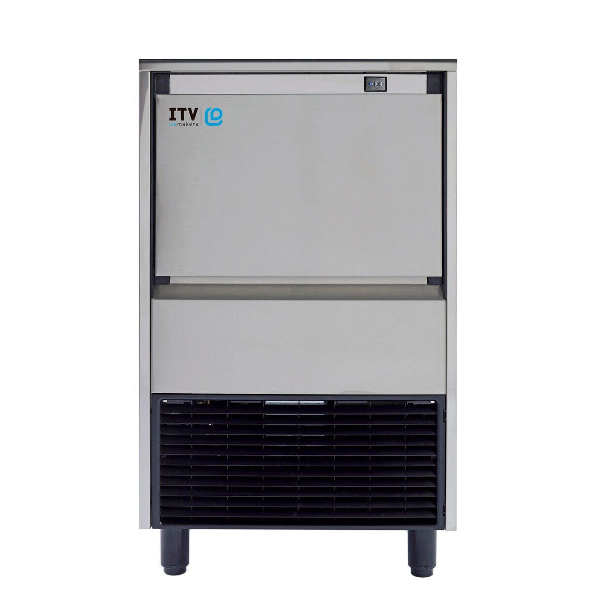 Machine à glaçons à injection - Prod. (24H): 115kg - Refroidissement AIR - Glaçons pleins 40 g - Avec pompe de vidange intégrée - DELTA-MAX110A-DP - CODIGEL