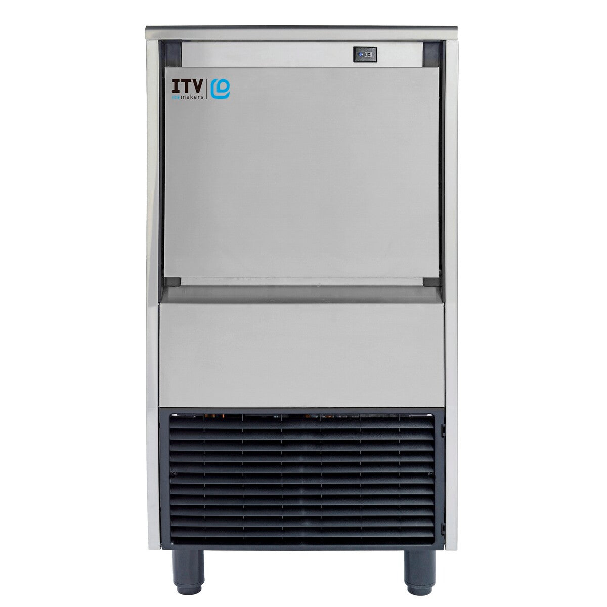 Machine à glaçons à injection - Prod. (24H): 48kg - Refroidissement AIR - Glaçons pleins 40 g - Avec pompe de vidange intégrée - DELTA-MAX45A-DP - CODIGEL