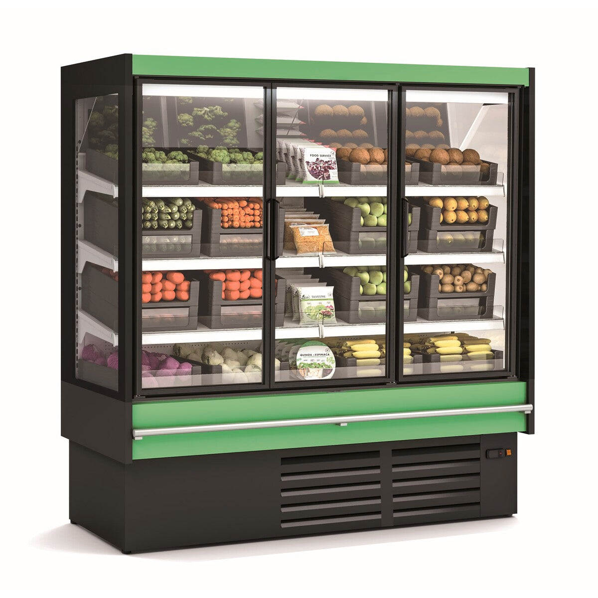 Vitrine murale gamme CEDAR DG (avec portes)  Profondeur 1 (797mm) - DG1-18-H1 - CODIGEL
