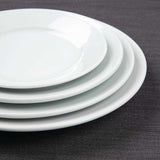 Assiettes à bord large Olympia Athena 228mm (Lot de 12)