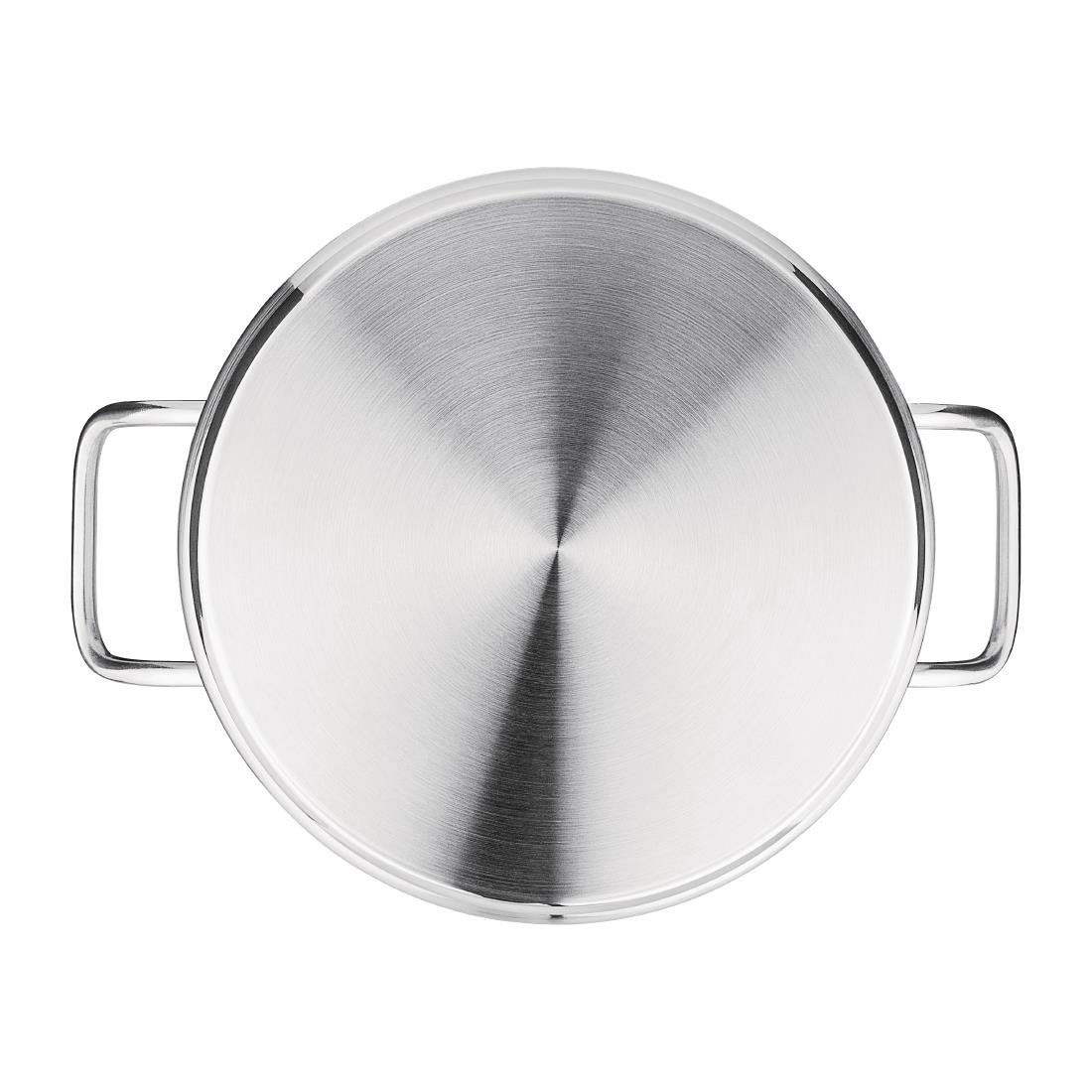 Braisière inox avec couvercle Nisbets Essentials 24 cm