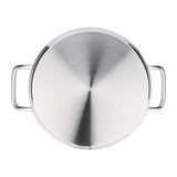 Braisière inox avec couvercle Nisbets Essentials 24 cm