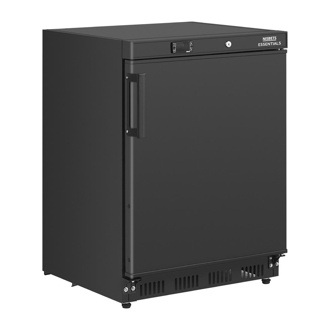 Dessous de comptoir réfrigéré positif Nisbets Essentials noir 129L - NISBETS