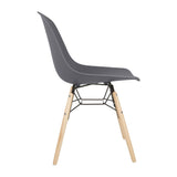 Chaises Bolero Arlo gris foncé (lot de 2) - NISBETS