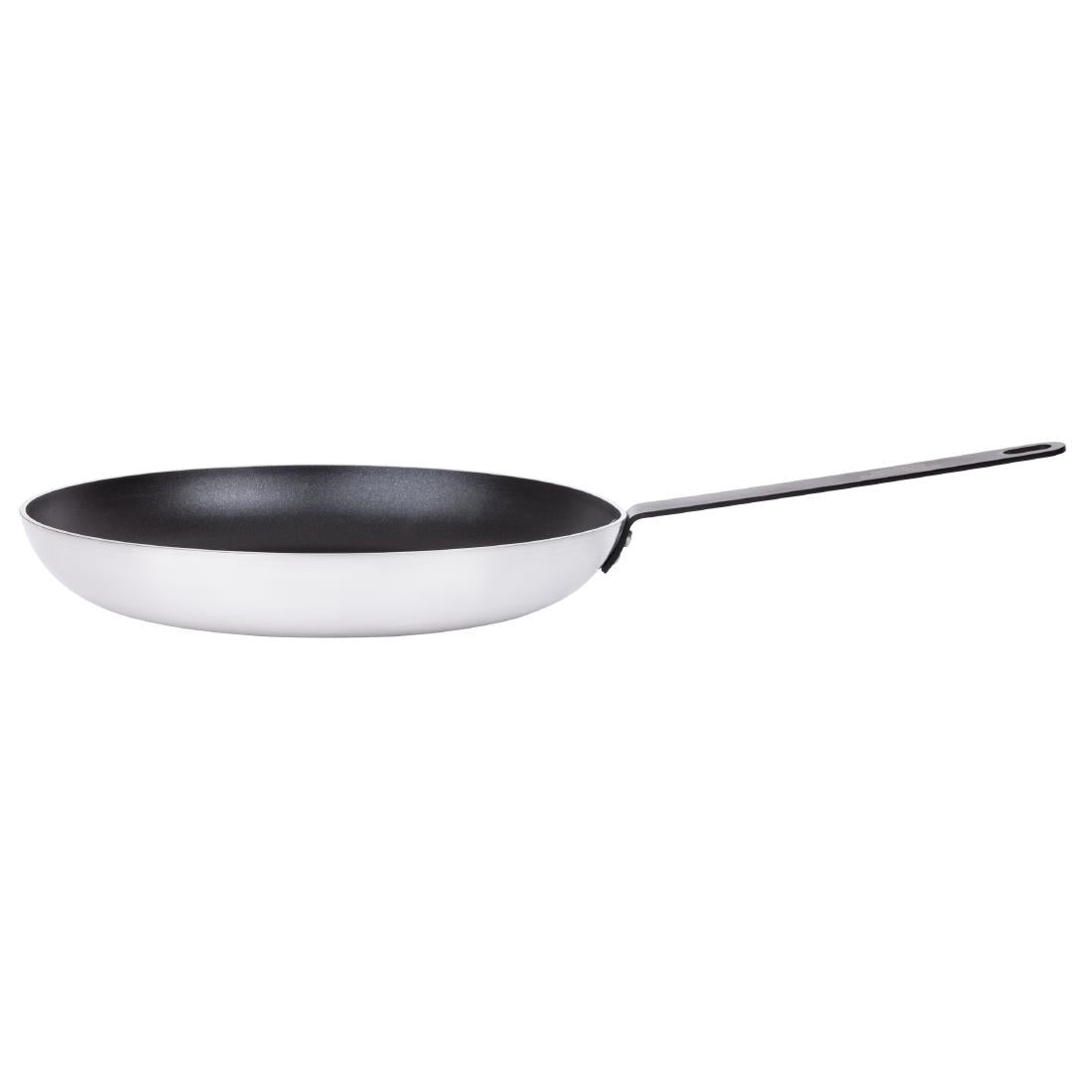 Poêle aluminium antiadhésive téflon avec manche noir Nisbets Essentials 2 - NISBETS