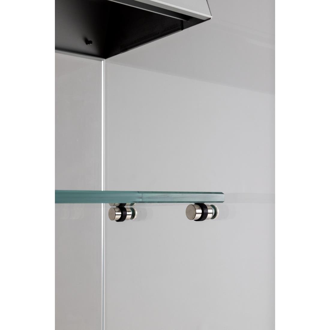 Comptoir de service réfrigéré noir Zoin Tibet - Taille 150 mm