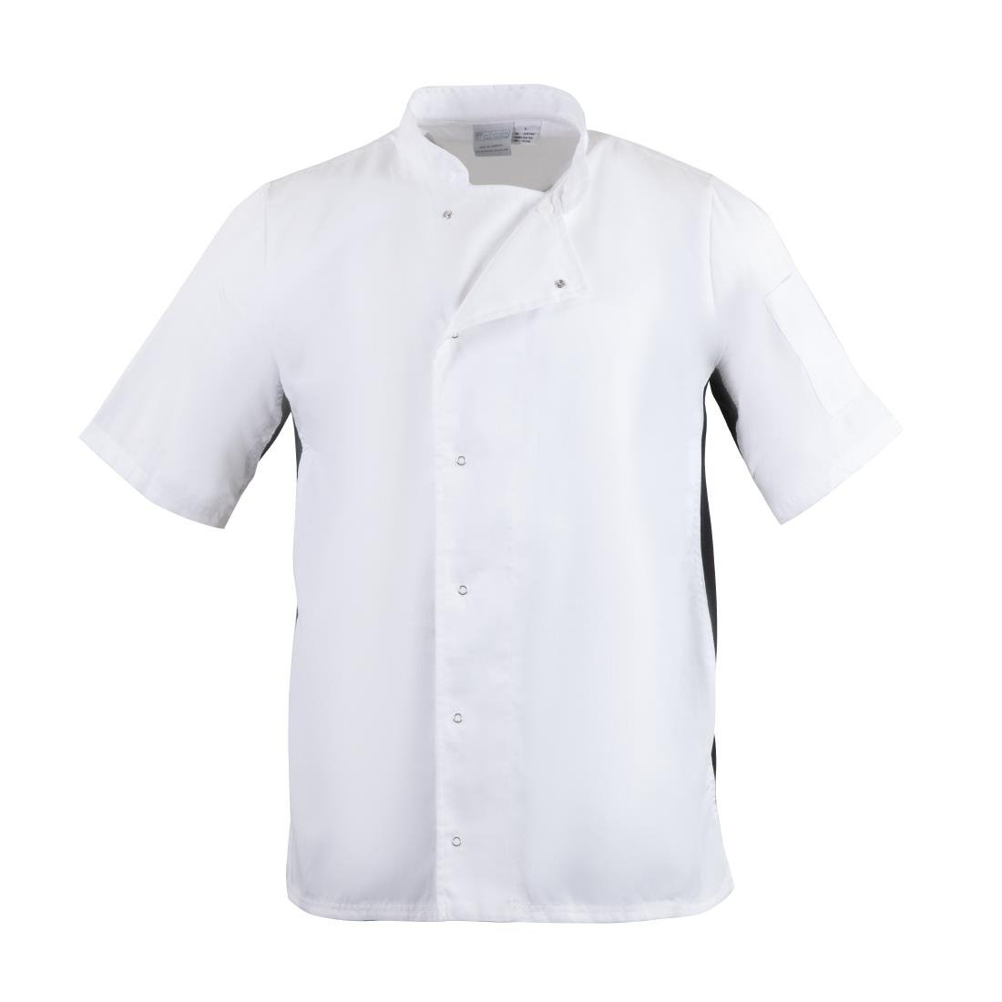 Veste de cuisine mixte Whites Nevada blanche - NISBETS
