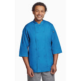 Veste de cuisine mixte Chef Works bleue - NISBETS