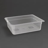 Bac en polypropylène GN 1/2 sans couvercle Nisbets Essentials 100mm