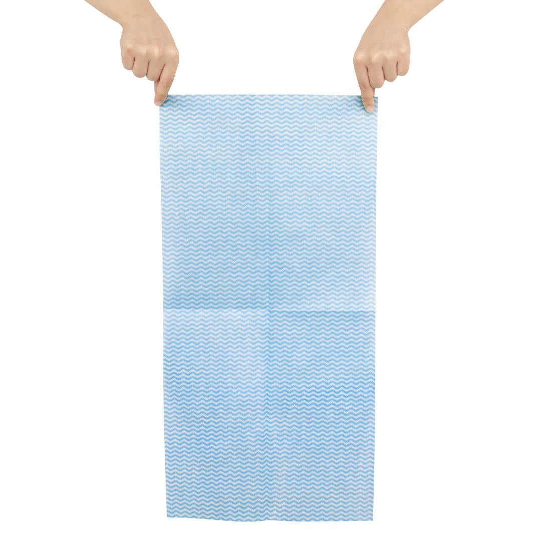 Chiffons de nettoyage salle de bain Jantex bleus (lot de 50)