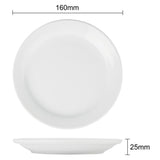 Assiettes À Bord Étroit Olympia Athena 165mm (Lot de 12) - NISBETS