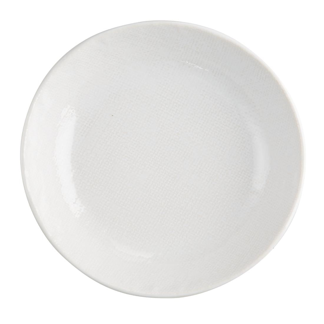 Bols plats Olympia Denim White 220 mm (lot de 6)