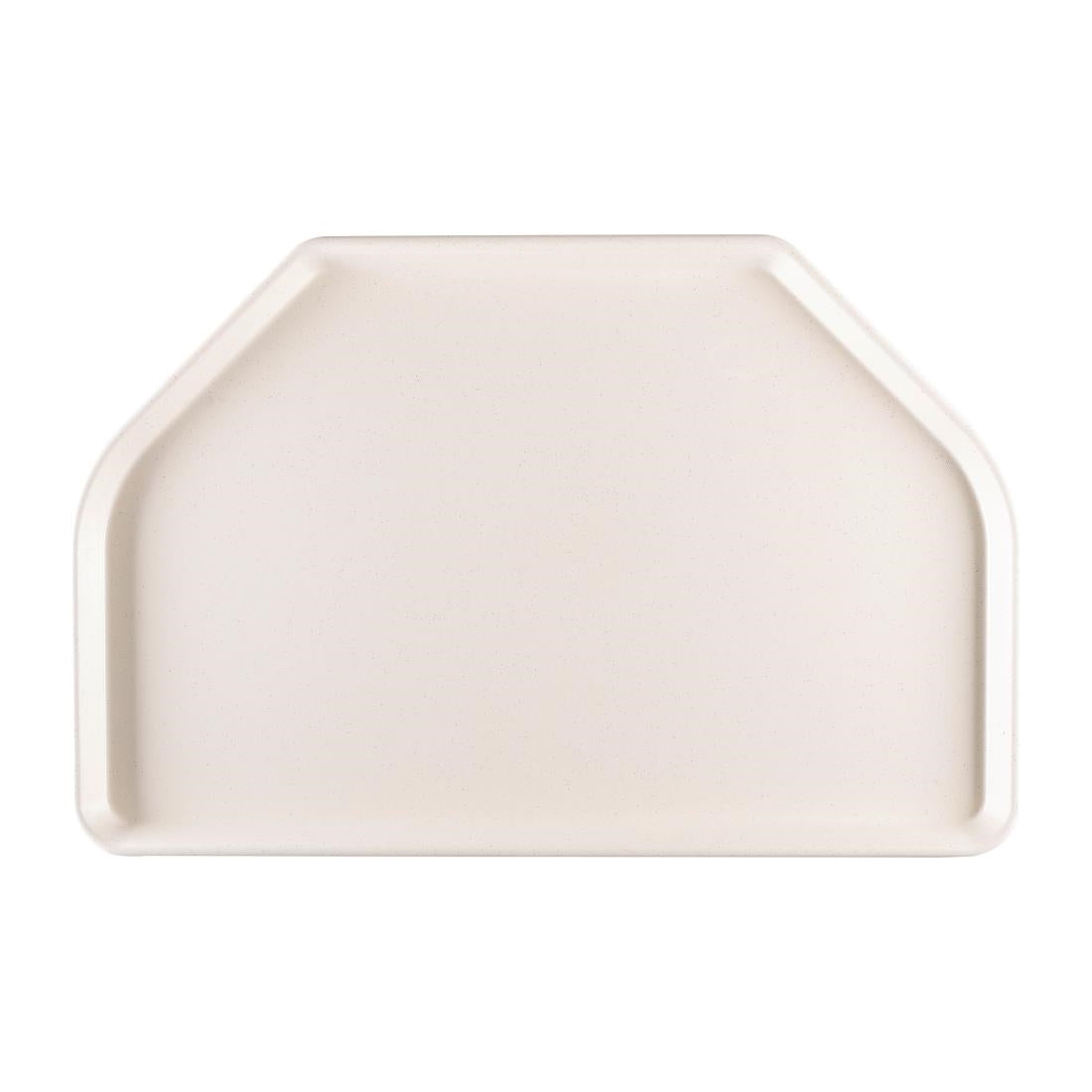 Plateau de service en polyester Roltex Trapèze GN 500x325mm gris - NISBETS
