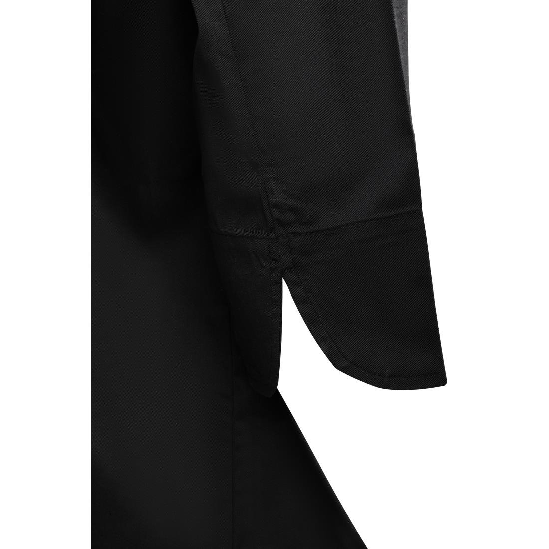 Veste de cuisinier femme ajustée Whites noire - Taille M