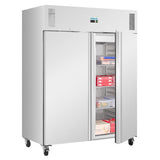 Armoire réfrigérée positive OU négative deux portes Polar série U 1300L - NISBETS
