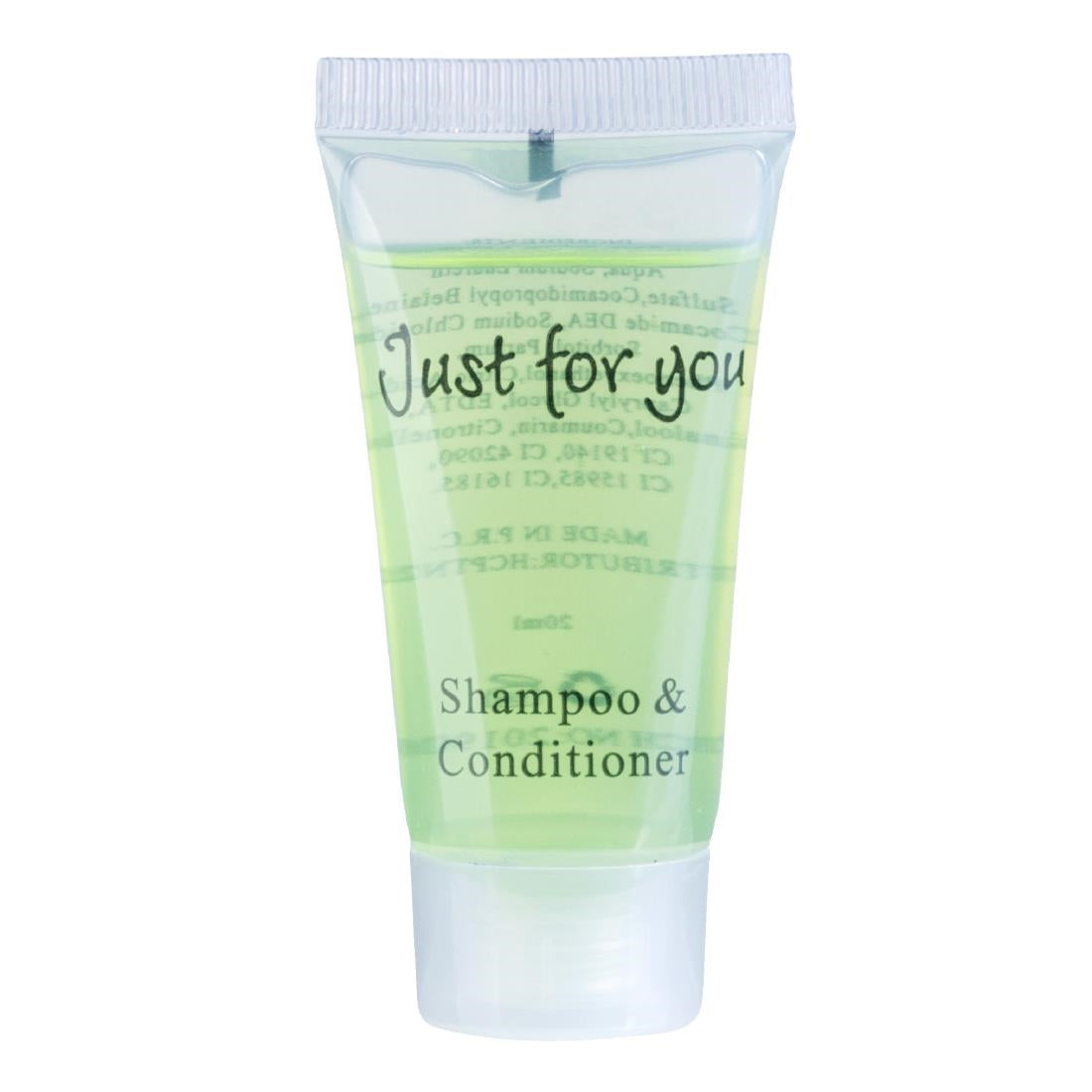 Shampoing et après-shampoing Just for You (lot de 100) - NISBETS