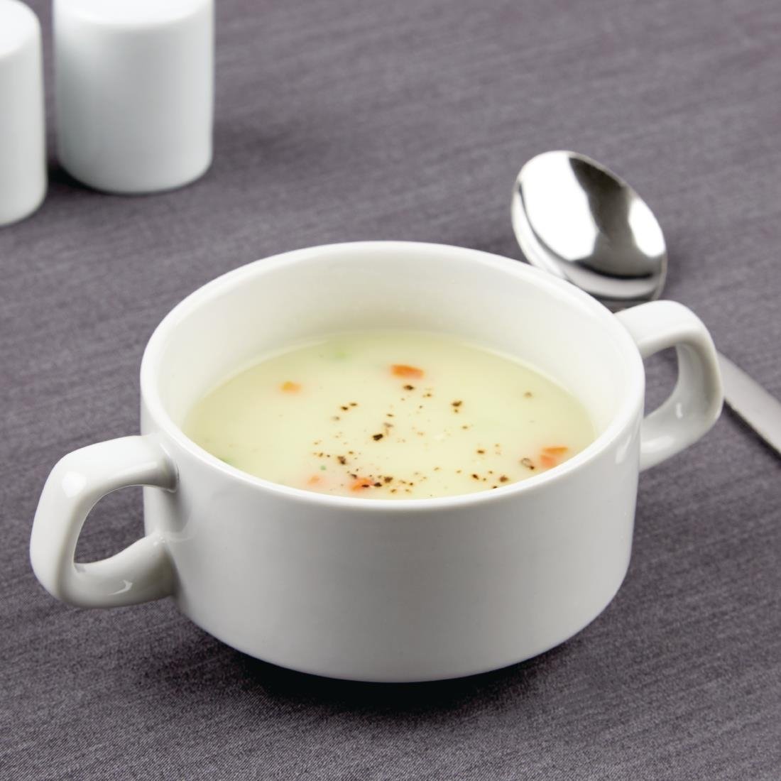 Bols À Soupe Empilables Olympia Athena (Lot de 12) - NISBETS