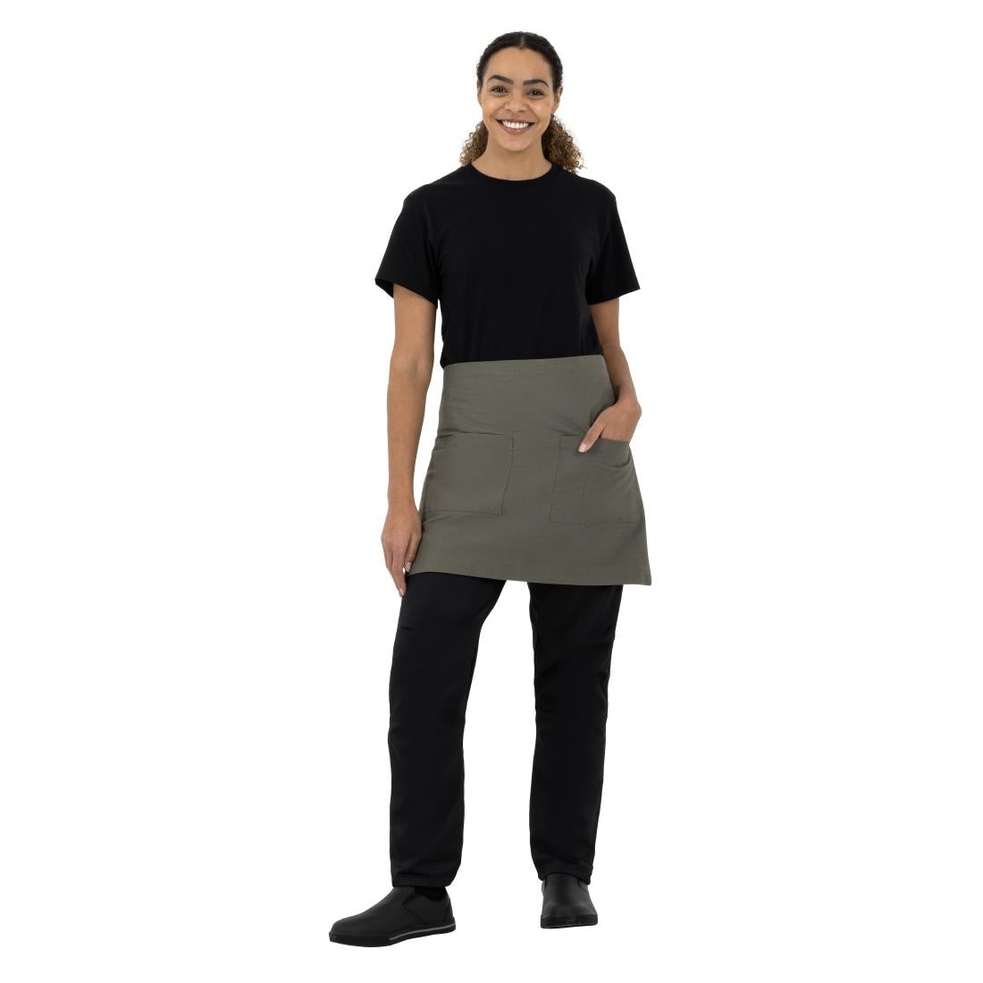 Tablier en toile de coton Southside kaki