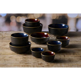Pots à frites Churchill Nourish Tokyo Black Kochi 330ml (Lot de 12)