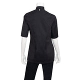 Veste de cuisine femme zippée légère Springfield Chef Works noire - NISBETS