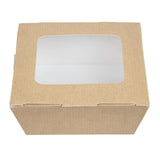 Boîtes alimentaires moyennes en carton avec fenêtre recyclables Huhtamaki 1070ml (lot de 270) - NISBETS