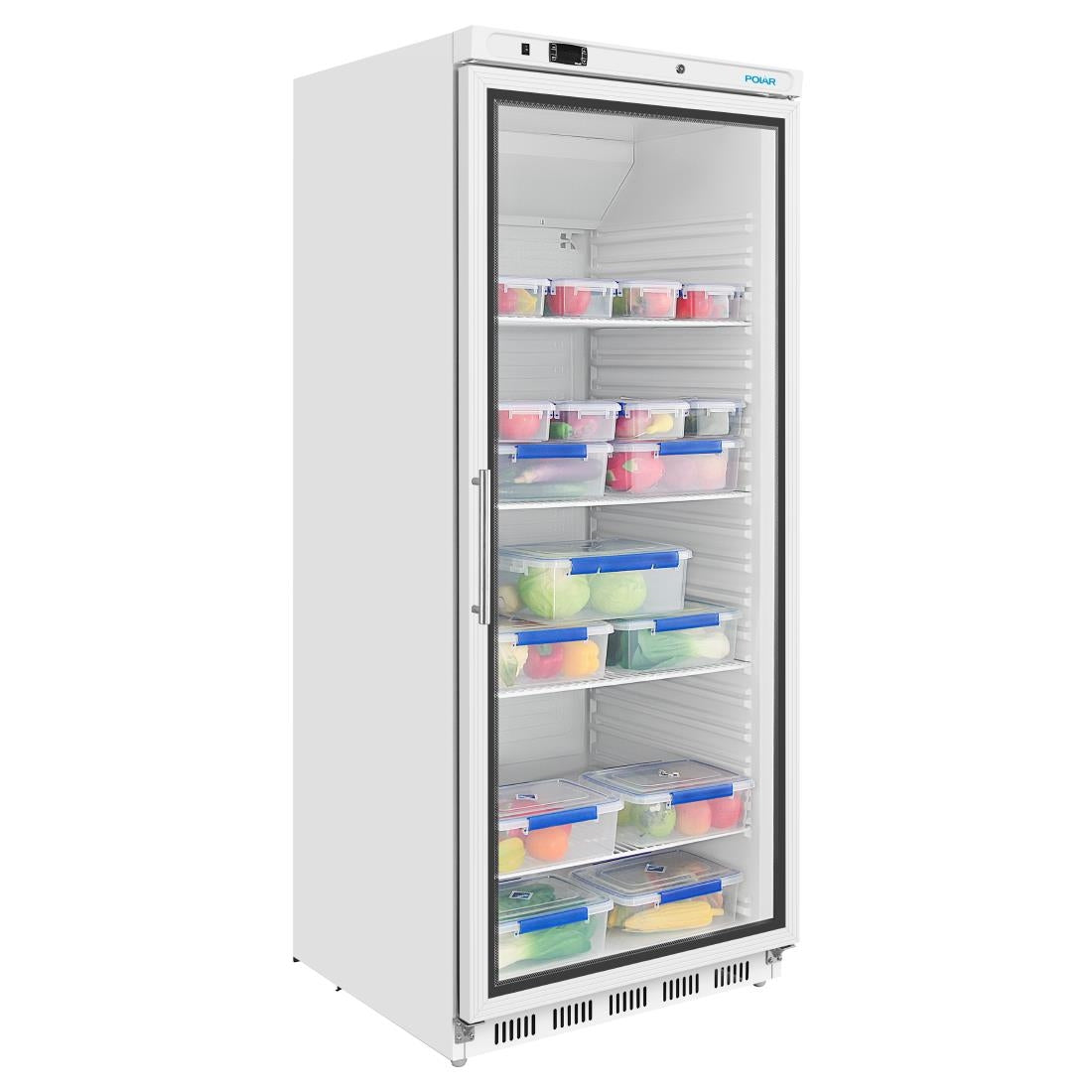 Vitrine réfrigérée positive Polar Série C blanche 600L