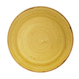 Assiettes rondes Churchill Stonecast Mustard Seed Yellow 220mm (Lot de 12)