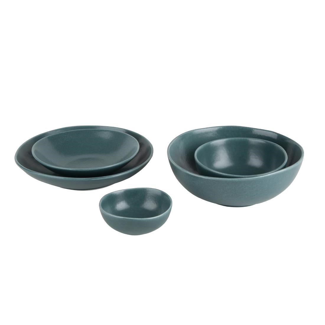 Bols Profonds Bleus Olympia Build A Bowl 110(Ø) x 50(H)mm (Lot de 12) - NISBETS