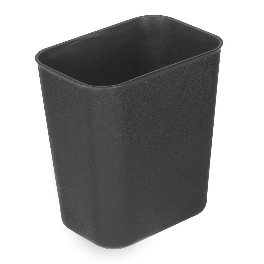 Poubelle pour hôtel/bureau noire Bolero 14L