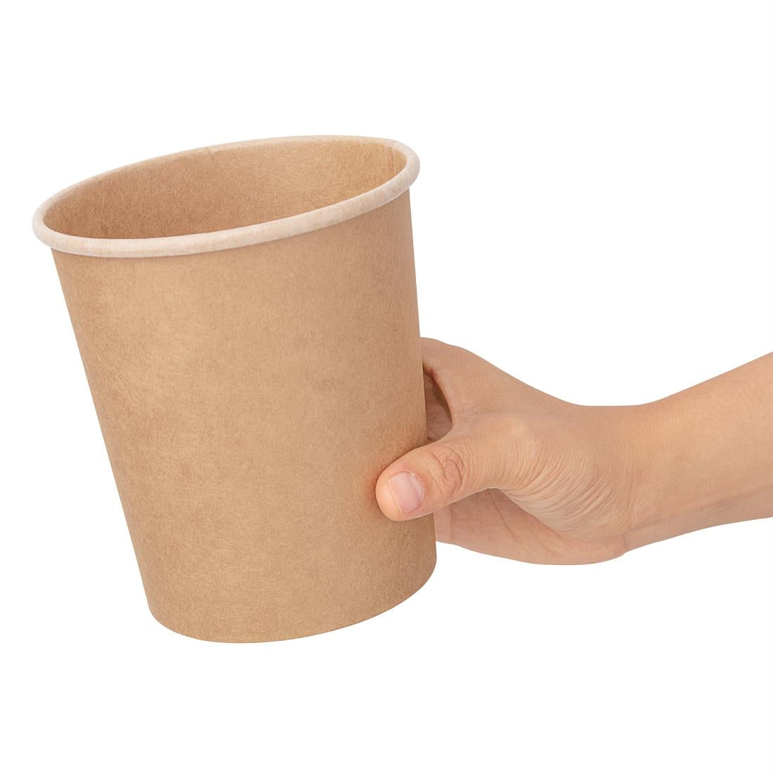 Pots à soupe compostables en PLA Fiesta Compostable 910ml (Lot de 500) - NISBETS