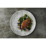 Assiettes rondes Churchill Studio Prints Kintsugi Pearl Evolve Grey 286mm (Lot de 12)