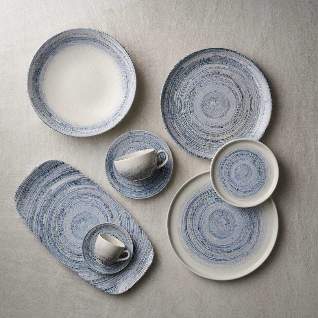 Assiettes coupes rondes Churchill Elements Coast Evolve 247mm (Lot de 12)