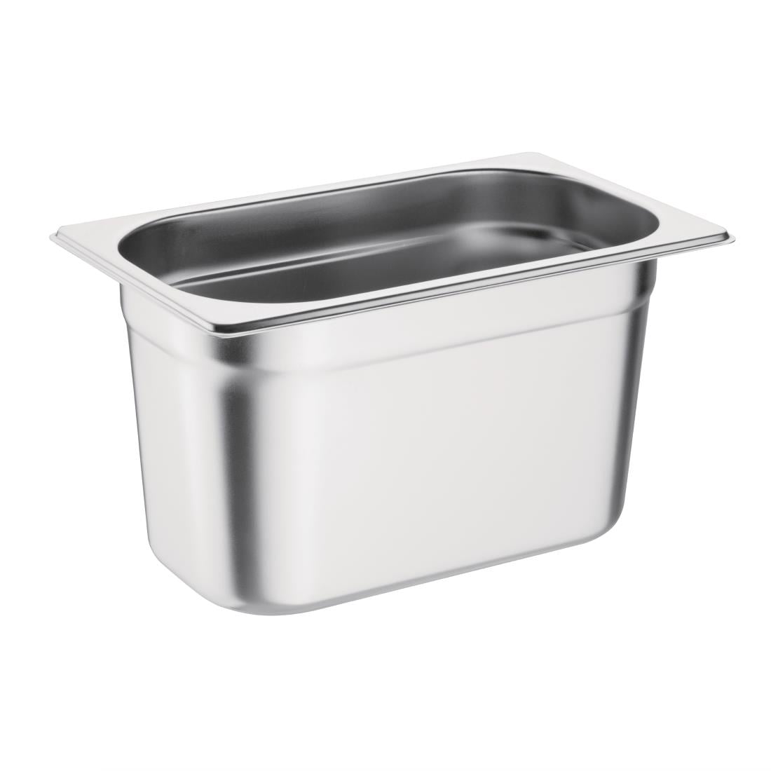 Ensemble de 4 bacs GN 1/4 en inox avec couvercles Vogue - NISBETS