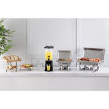 Distributeur de boissons en polypropylène noir Olympia 12L