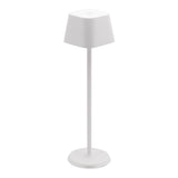 Lampe de table LED sans fil blanche à intensité variable Securit Georgina avec câble de chargement magnétique - NISBETS