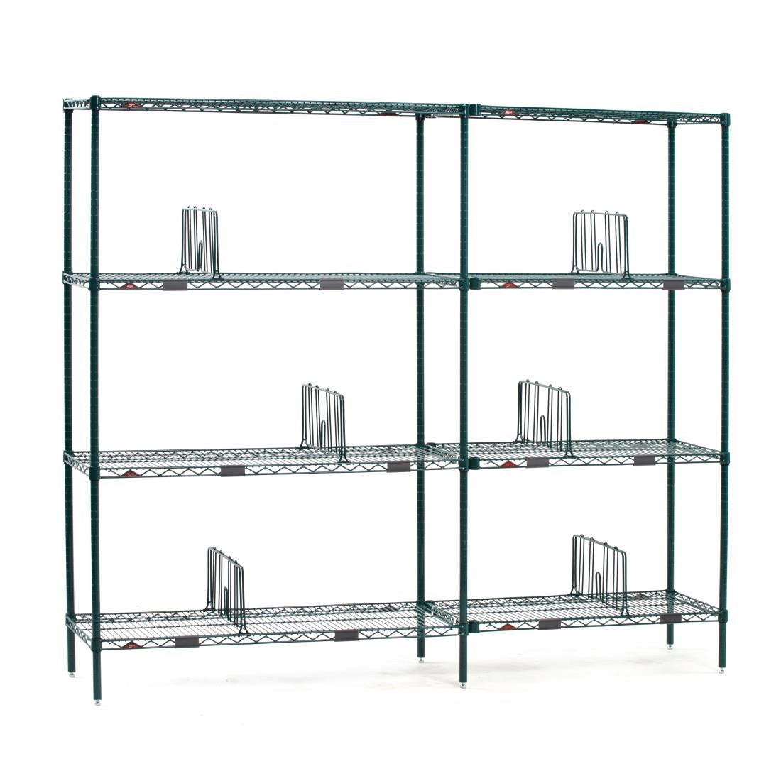 Séparateurs d'étagère Super Erecta Metro 460 x 203mm (lot de 4) - NISBETS