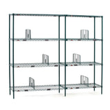 Séparateurs d'étagère Super Erecta Metro 460 x 203mm (lot de 4) - NISBETS