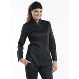 Veste de cuisine femme Chaud Devant Monza noire - Taille M