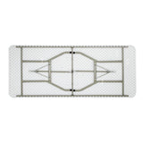 Table pliante rectangulaire Bolero blanche 1,8m - NISBETS