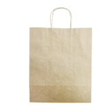 Grands sacs en papier avec poignée torsadée Fiesta Recyclable marron (lot de 250)